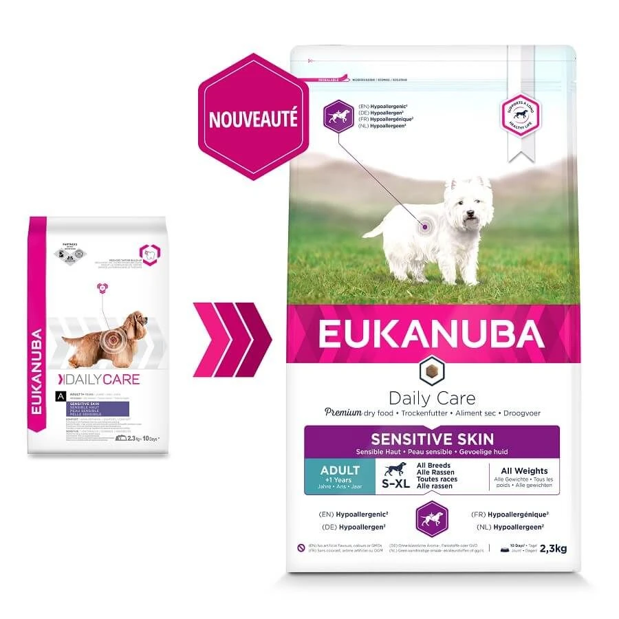 Eukanuba Daily Care Chien Peau Sensible Poisson 2.3 Kg 4 Eukanuba Daily Care Chien Peau Sensible Poisson 2.3 Kg – Image 2