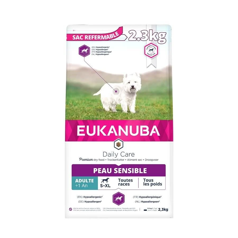 Eukanuba Daily Care Chien Peau Sensible Poisson 2.3 Kg 3 Eukanuba Daily Care Chien Peau Sensible Poisson 2.3 Kg