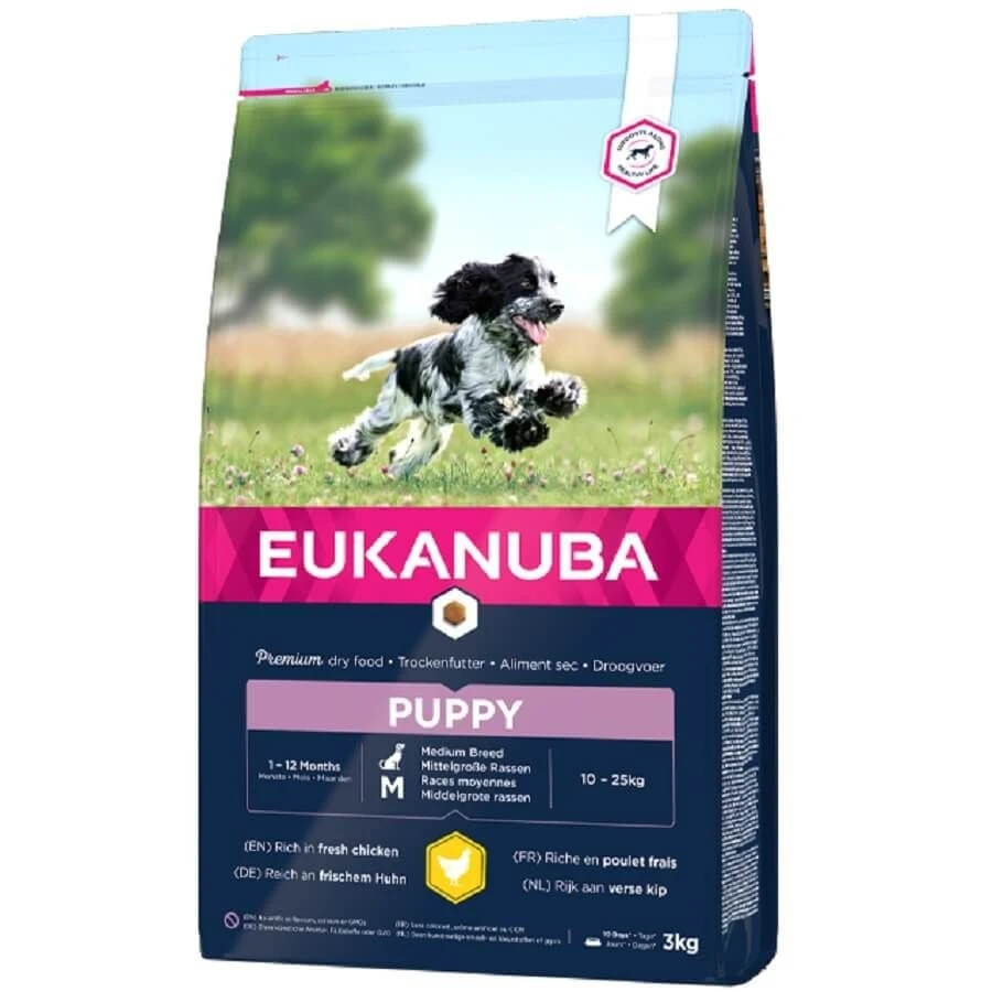Eukanuba Chiot M Poulet 3 Kg 5 Eukanuba Chiot M Poulet 3 Kg – Image 3