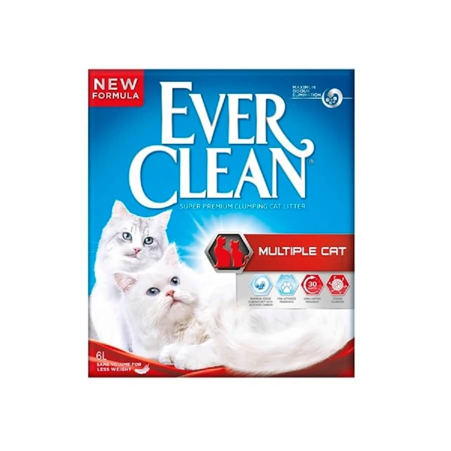 Ever Clean Litière Agglomérante Multichat 6 L 3 Ever Clean Litière Agglomérante Multichat 6 L