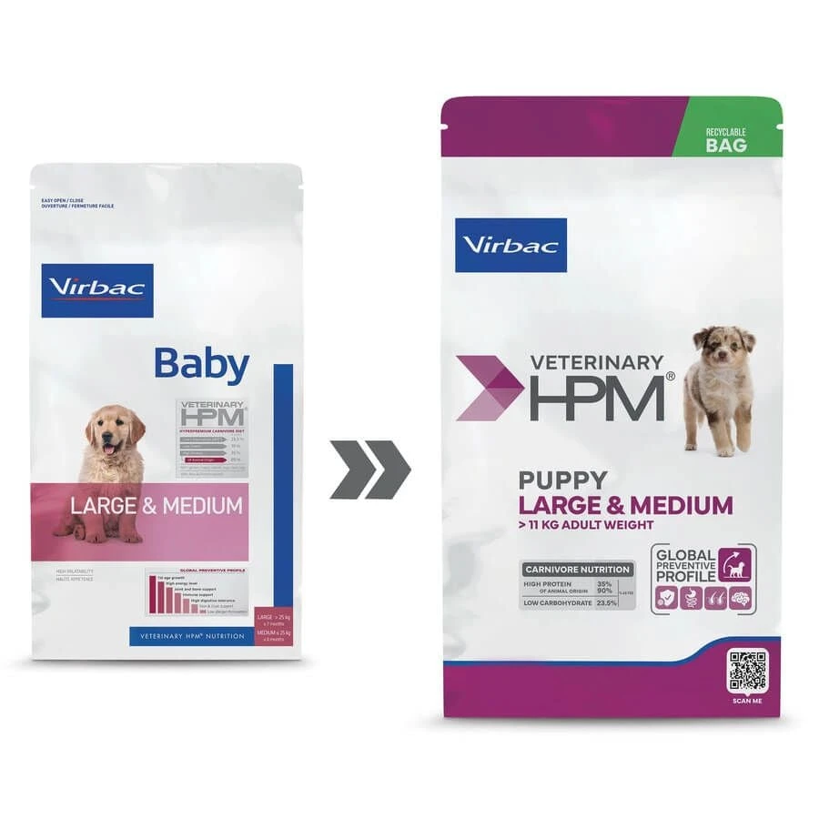Virbac Veterinary HPM Puppy Large & Medium Dog 3 Kg 5 Virbac Veterinary HPM Puppy Large & Medium Dog 3 Kg – Image 3