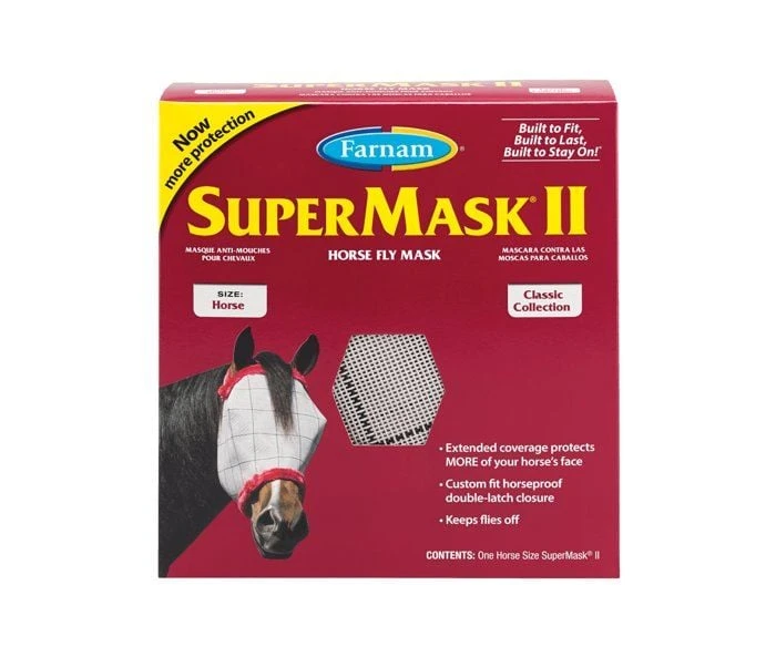 Farnam SUPERMASK II HORSE Couleurs Assorties 3 Farnam SUPERMASK II HORSE Couleurs Assorties