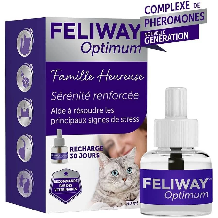 Feliway Optimum Recharge Pour Diffuseur 48 Ml 3 Feliway Optimum Recharge Pour Diffuseur 48 Ml