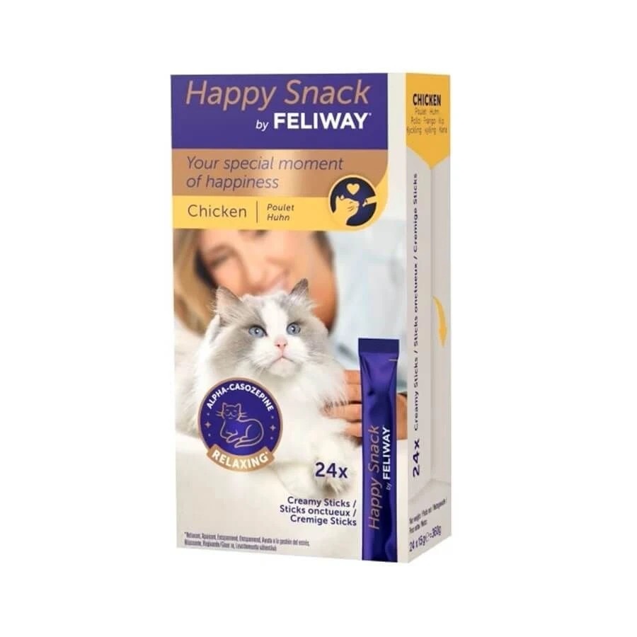 Feliway Happy Snack Poulet Chat 24 X 15 G