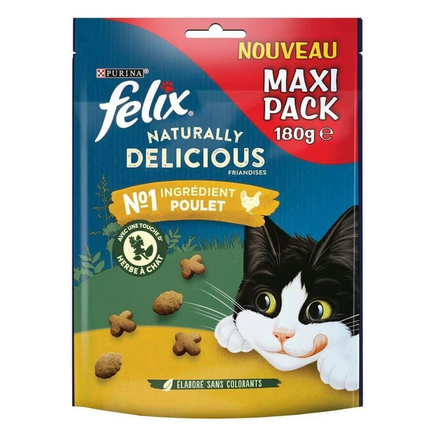 Felix Naturally Delicious Poulet Herbe à Chat 180 G 4 Felix Naturally Delicious Poulet Herbe à Chat 180 G – Image 2