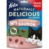 Felix Naturally Delicious Saumon Epinard Chat 180 G