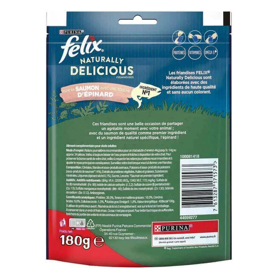 Felix Naturally Delicious Saumon Epinard Chat 180 G 5 Felix Naturally Delicious Saumon Epinard Chat 180 G – Image 3
