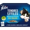 Felix Tendres Effilés Gelée Poisson Chat 12 X 85 G
