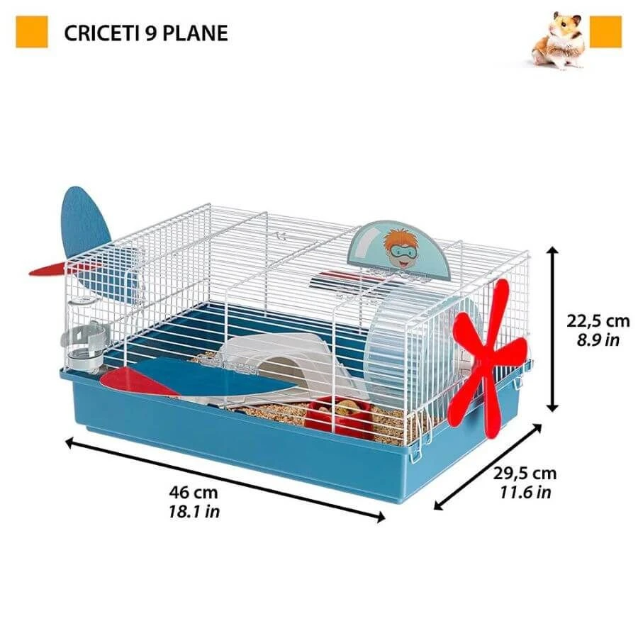 Ferplast Cage 9 Plane Hamster 46 Cm - Destockage 4 Ferplast Cage 9 Plane Hamster 46 Cm - Destockage – Image 2