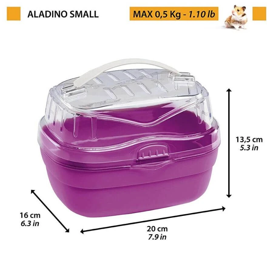 Ferplast Caisse De Transport Aladino Hamster S - Destockage 4 Ferplast Caisse De Transport Aladino Hamster S - Destockage – Image 2