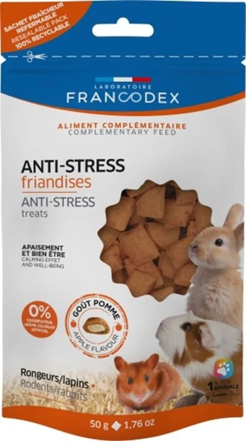 Francodex Friandise Anti Stress Rongeur Et Lapin 50 g 3 Francodex Friandise Anti Stress Rongeur Et Lapin 50 g