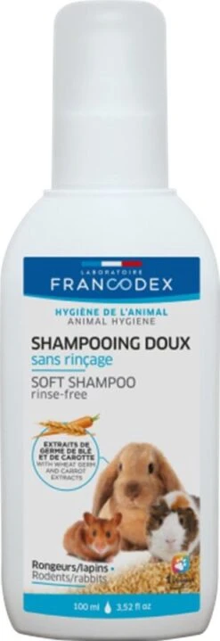 Francodex Shampooing Doux Rongeur Et Lapin 100 ml