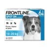 Frontline Spot On Chien De 10-20 Kg 6 Pipettes 1 Frontline Spot On Chien De 10-20 Kg 6 Pipettes -Animaux Fournitures Magasin frontline spot on chien de 10 20 kg 6 pipettes