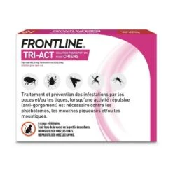 Animaux Fournitures Magasin -Animaux Fournitures Magasin frontline tri act spot on tres grand chien 40 60 kg 3 pipettes 2