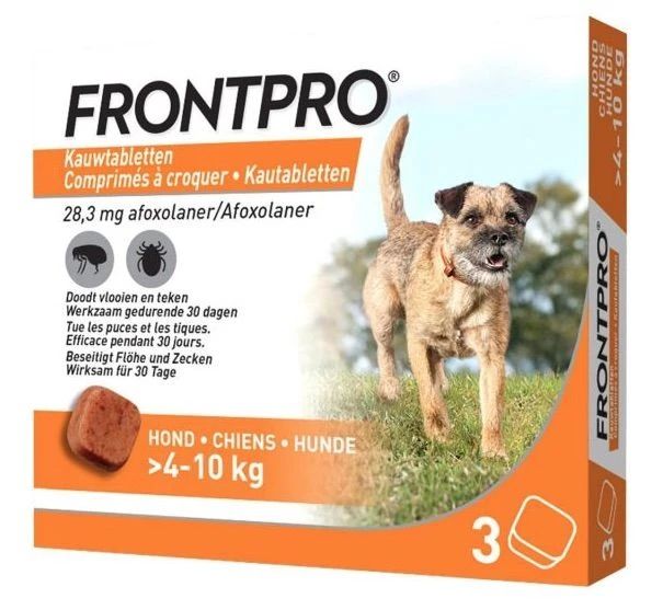Frontpro M Chiens 4 à 10 Kg 3 Cps 3 Frontpro M Chiens 4 à 10 Kg 3 Cps