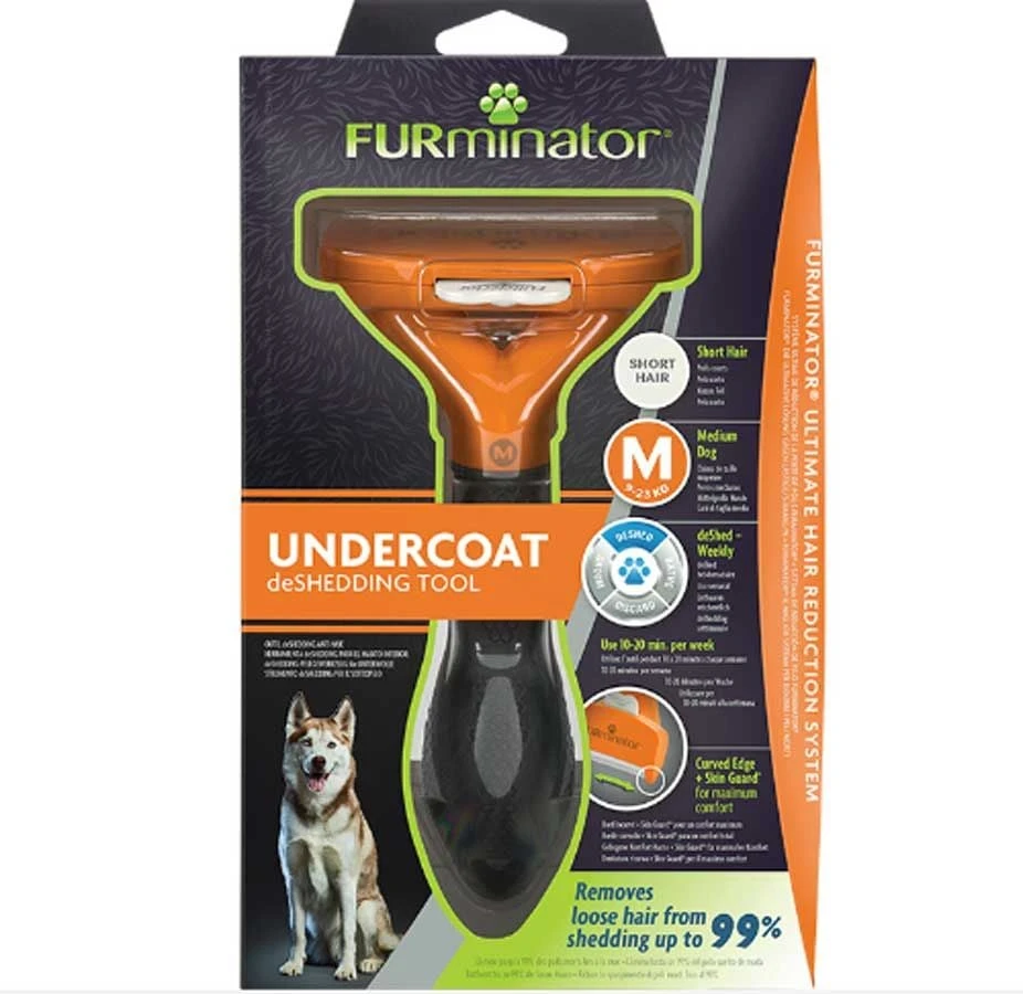 Furminator Brosse Pour Chien Poils Courts M 3 Furminator Brosse Pour Chien Poils Courts M