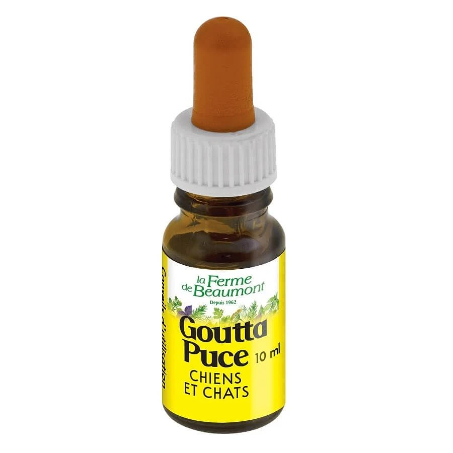 GouttaPuce Répulsif Naturel Chien Et Chat 10 Ml 3 GouttaPuce Répulsif Naturel Chien Et Chat 10 Ml