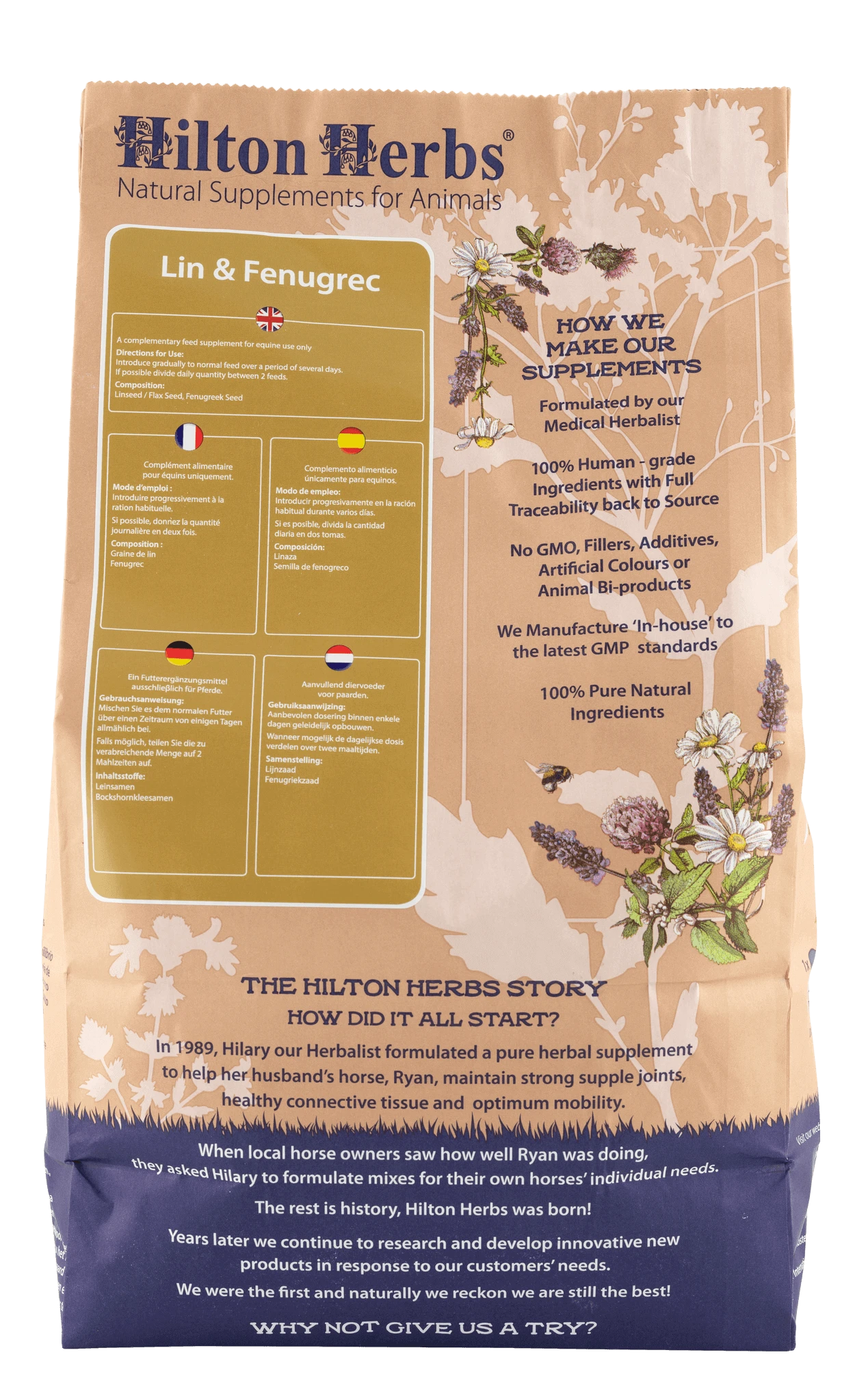 Hilton Herbs Lin & Fenugrec Cheval 3 Kg 6 Hilton Herbs Lin & Fenugrec Cheval 3 Kg – Image 4