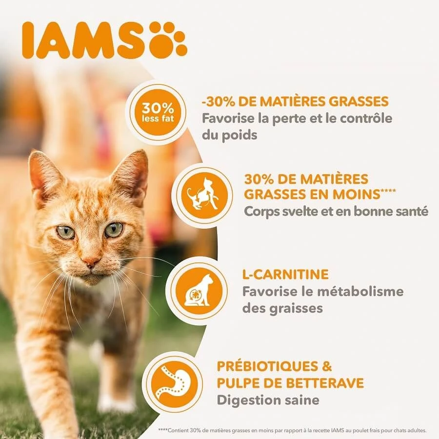 IAMS Vitality Chat Stérilisé Poulet 10 Kg 6 IAMS Vitality Chat Stérilisé Poulet 10 Kg – Image 4