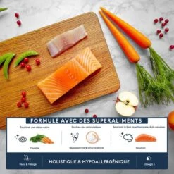 Marly & Dan Chien Senior Petite Race Saumon 4 Kg 8 Marly & Dan Chien Senior Petite Race Saumon 4 Kg -Animaux Fournitures Magasin ingredients senior small 1