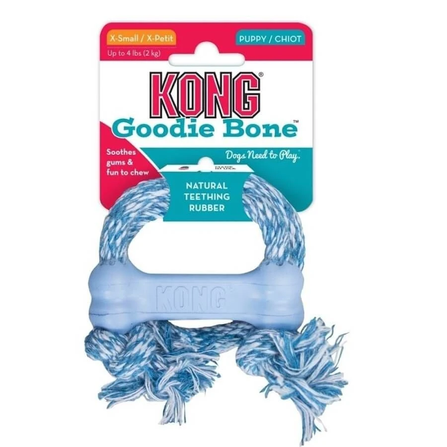 KONG Puppy Goodie Bone Avec Corde 3 KONG Puppy Goodie Bone Avec Corde