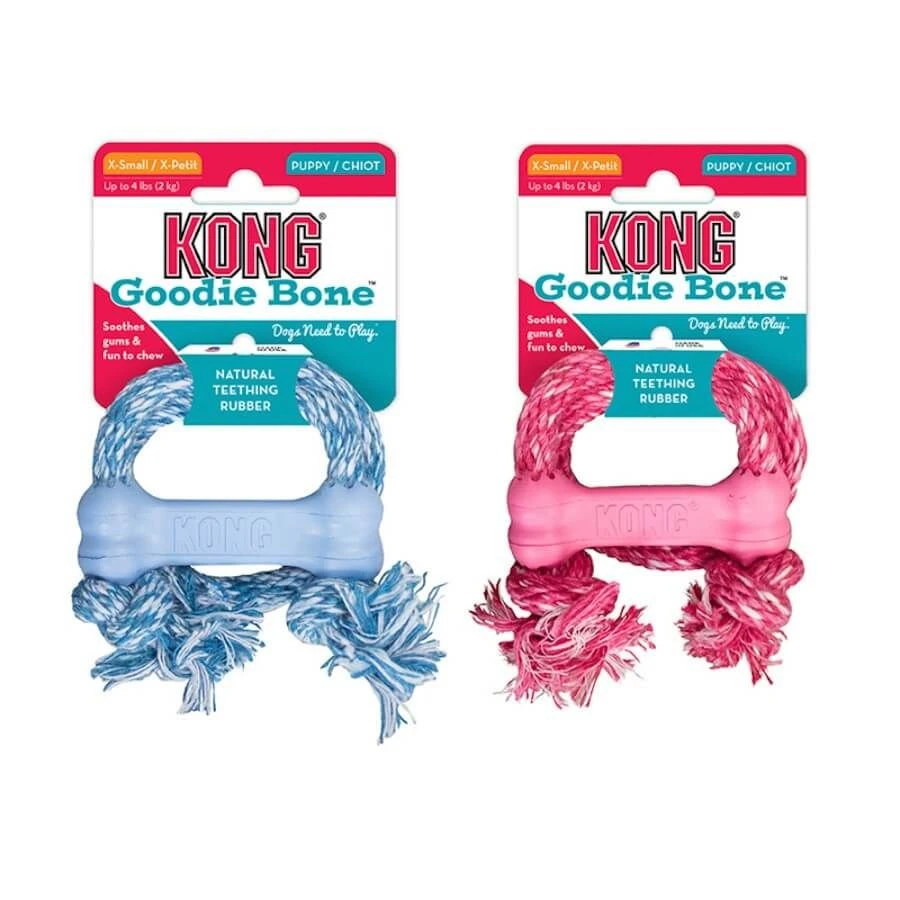 KONG Puppy Goodie Bone Avec Corde 4 KONG Puppy Goodie Bone Avec Corde – Image 2
