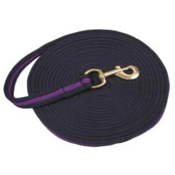 Kerbl Longe De Travail Softlonge Bleu Et Violet 8 M
