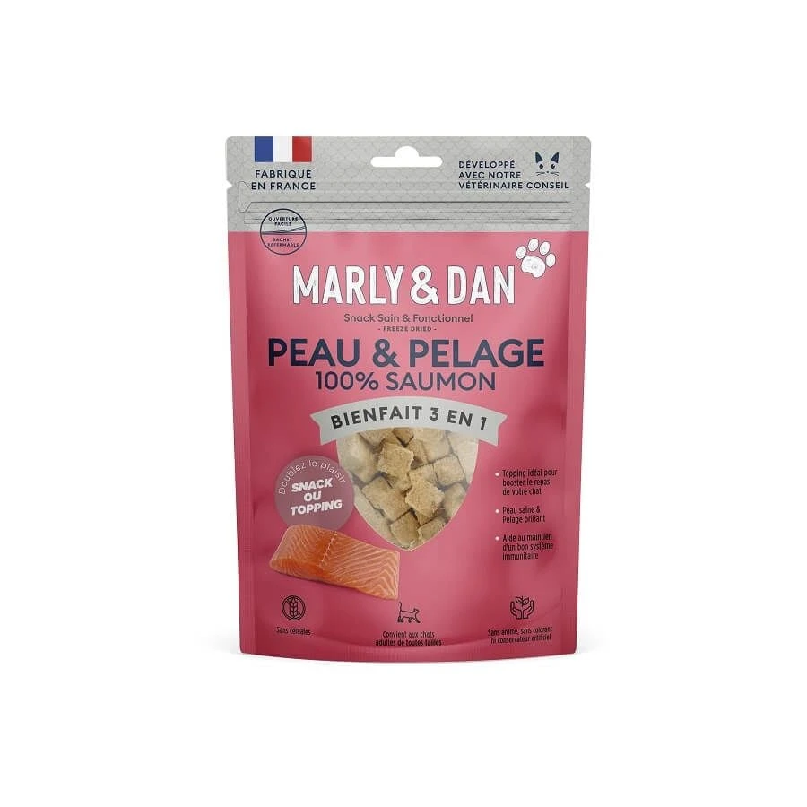 Marly & Dan Freeze Dried Peau Et Pelage Chat 40 G 3 Marly & Dan Freeze Dried Peau Et Pelage Chat 40 G