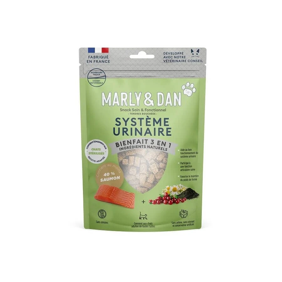 Marly & Dan Friandises Système Urinaire Chat 40 G 3 Marly & Dan Friandises Système Urinaire Chat 40 G
