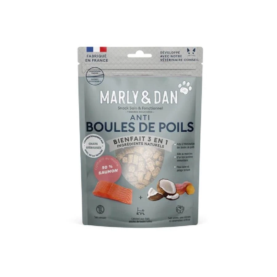 Marly & Dan Friandises Anti Boules De Poils Chat 40 G 3 Marly & Dan Friandises Anti Boules De Poils Chat 40 G