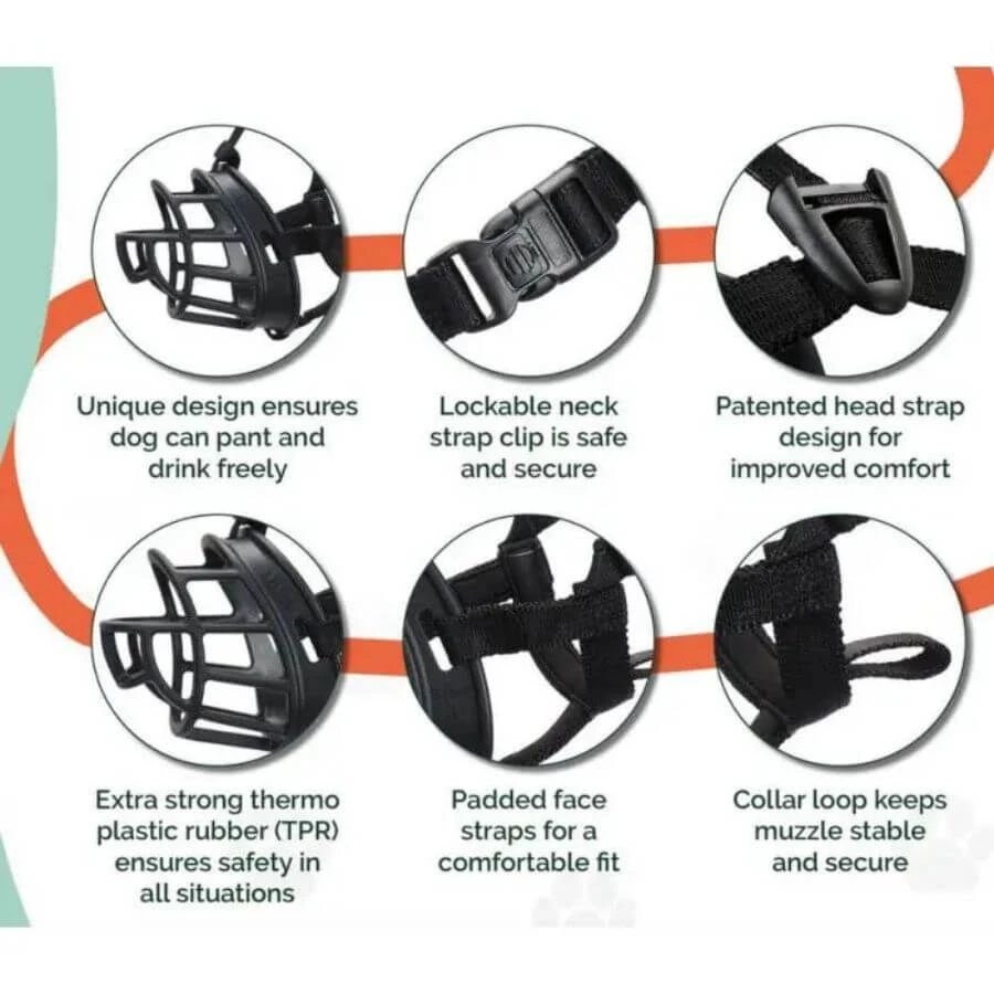 Muselière Baskerville Ultra Muzzle T1 4 Muselière Baskerville Ultra Muzzle T1 – Image 2