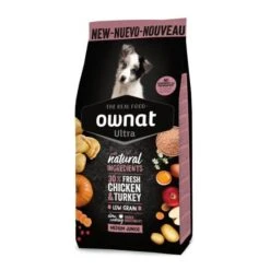 Ownat Ultra Chien Medium Junior 400 G - DLUO : 31/01/2026