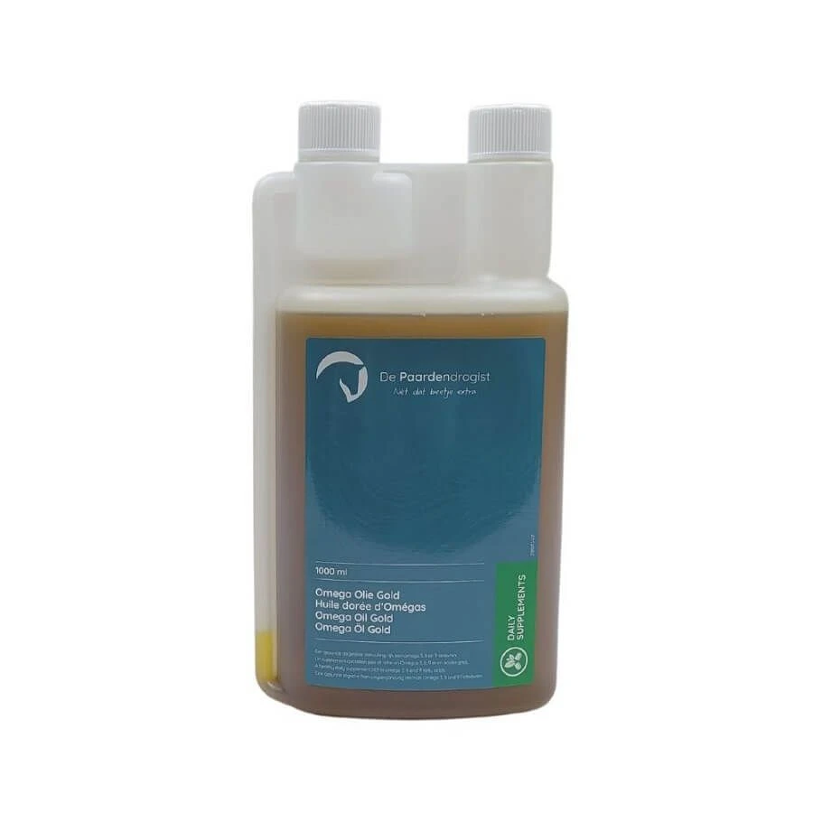 Paardendrogist Huile Omégas Gold 1 L 3 Paardendrogist Huile Omégas Gold 1 L