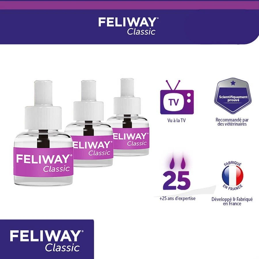 Pack Feliway Classic Recharge 3 X 48 Ml 4 Pack Feliway Classic Recharge 3 X 48 Ml – Image 2
