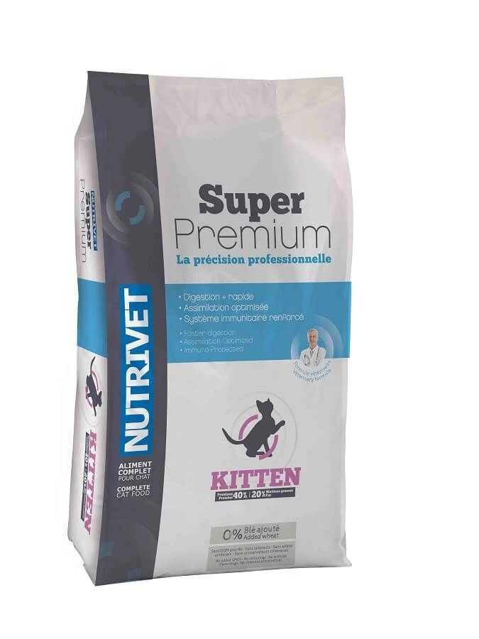 Nutrivet Super Premium Croquettes Chaton 3.5 Kg 3 Nutrivet Super Premium Croquettes Chaton 3.5 Kg