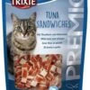Trixie Premio Thon & Poulet Sandwiches Chat 50 G 1 Trixie Premio Thon & Poulet Sandwiches Chat 50 G -Animaux Fournitures Magasin premio