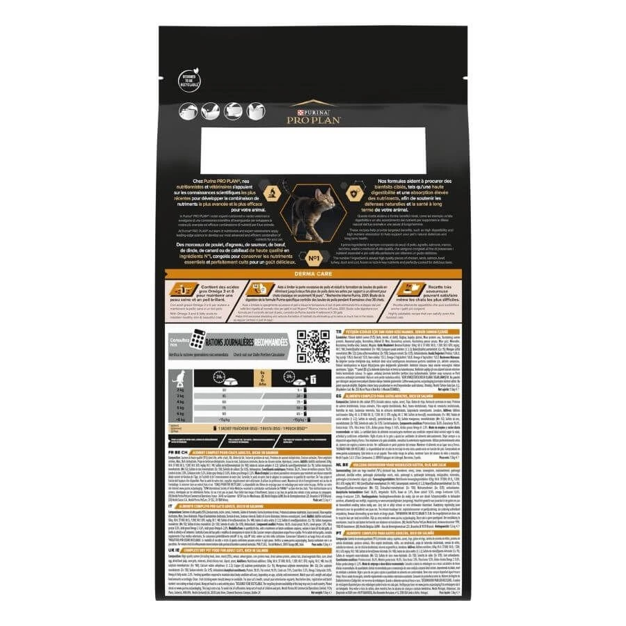 Purina Pro Plan Chat Adult Derma Care Saumon 3 Kg 5 Purina Pro Plan Chat Adult Derma Care Saumon 3 Kg – Image 3