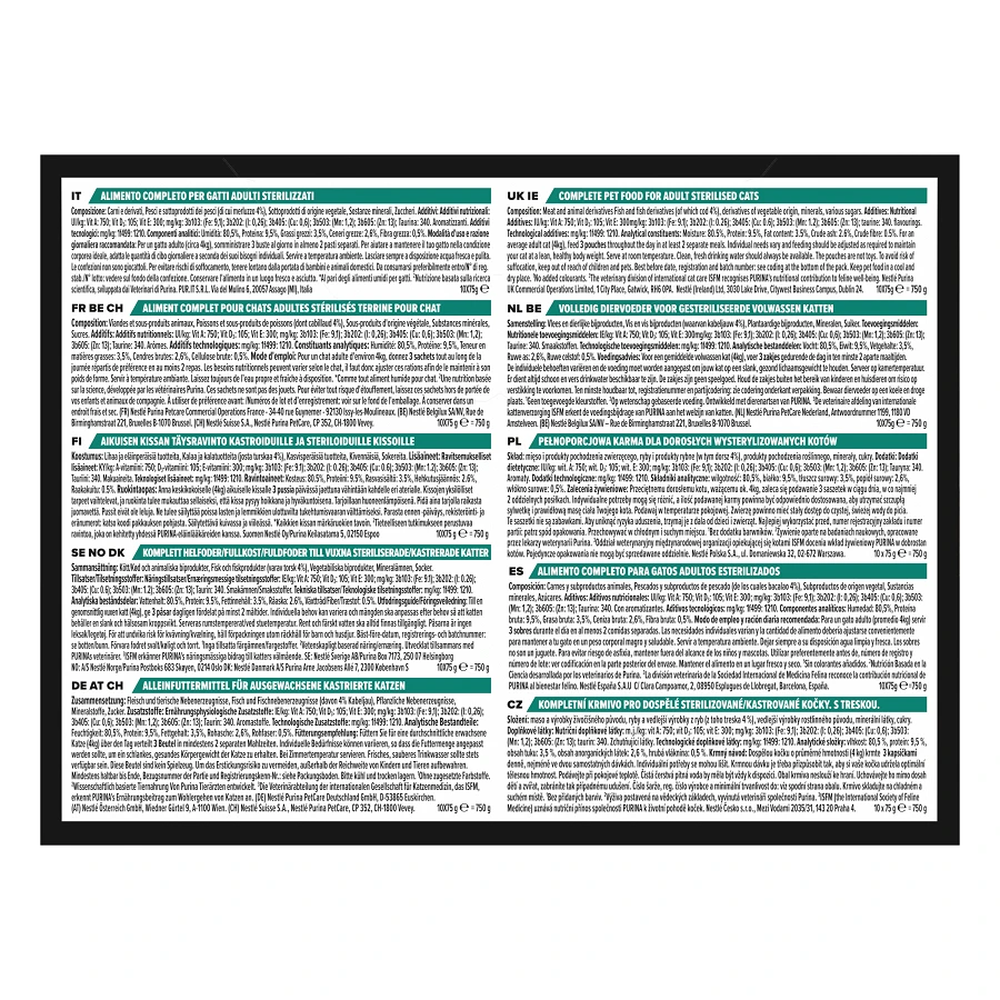 Purina Pro Plan Maintenance Chat Sterilised Terrine Cabillaud 10 X 75 G 6 Purina Pro Plan Maintenance Chat Sterilised Terrine Cabillaud 10 X 75 G – Image 4