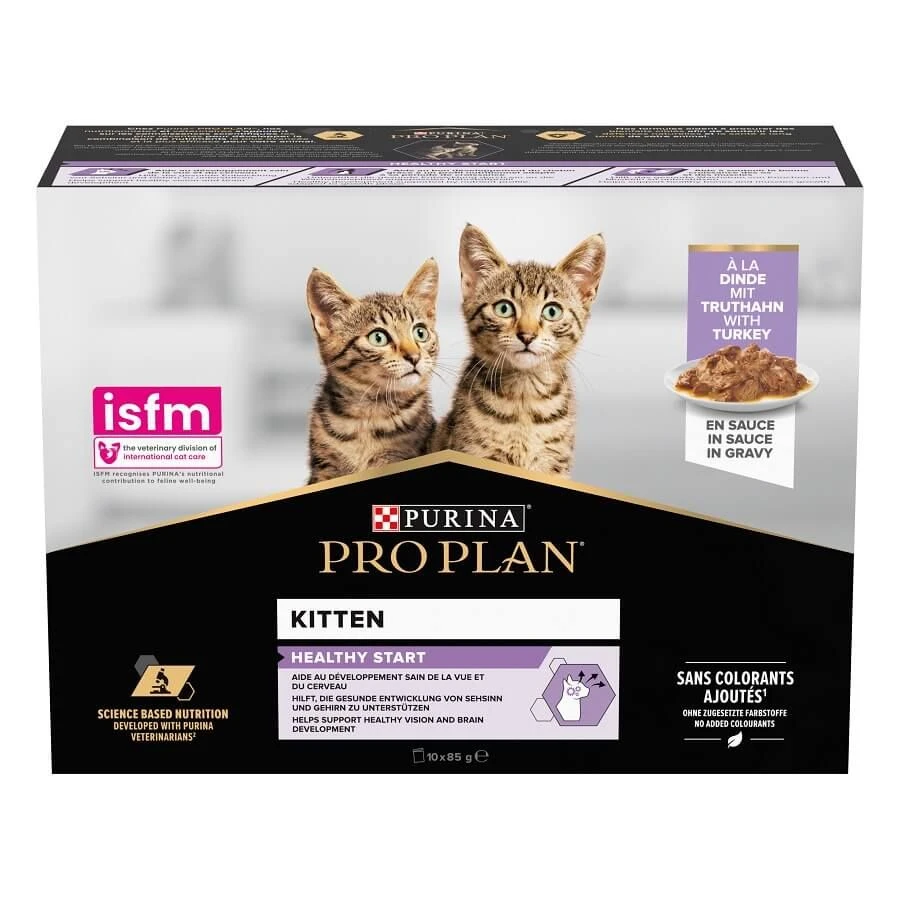 Purina Pro Plan Chat Junior Healthy Start Dinde 10 X 85 G 3 Purina Pro Plan Chat Junior Healthy Start Dinde 10 X 85 G
