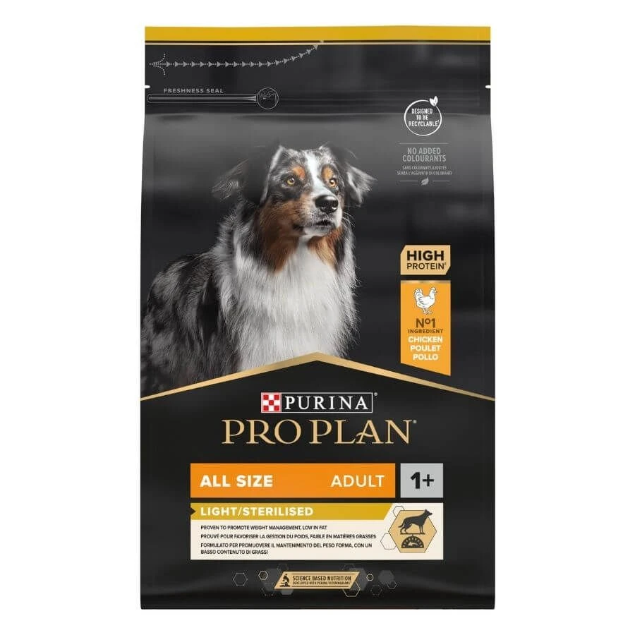 Purina Pro Plan Chien All Sizes Adult Light - Sterilised Poulet 3 Kg 4 Purina Pro Plan Chien All Sizes Adult Light - Sterilised Poulet 3 Kg – Image 2