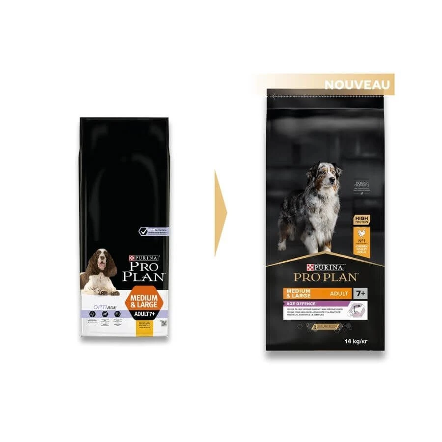 Purina Pro Plan Chien Medium&Large Adult 7+ Age Defence Poulet 14 Kg 6 Purina Pro Plan Chien Medium&Large Adult 7+ Age Defence Poulet 14 Kg – Image 4