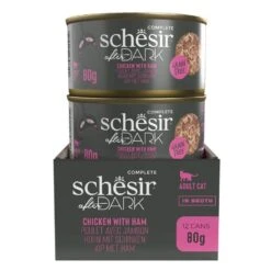 Schesir After Dark Filets Au Poulet & Jambon Chat 12x80 G