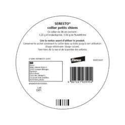 Seresto Collier Antiparasitaire Petit Chien - 8 Kg 14 Seresto Collier Antiparasitaire Petit Chien - 8 Kg -Animaux Fournitures Magasin seresto collier antiparasitaire petit chien2