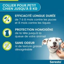 Seresto Collier Antiparasitaire Petit Chien - 8 Kg 15 Seresto Collier Antiparasitaire Petit Chien - 8 Kg -Animaux Fournitures Magasin seresto collier antiparasitaire petit chien3