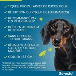 Seresto Collier Antiparasitaire Petit Chien - 8 Kg 17 Seresto Collier Antiparasitaire Petit Chien - 8 Kg -Animaux Fournitures Magasin seresto collier antiparasitaire petit chien5