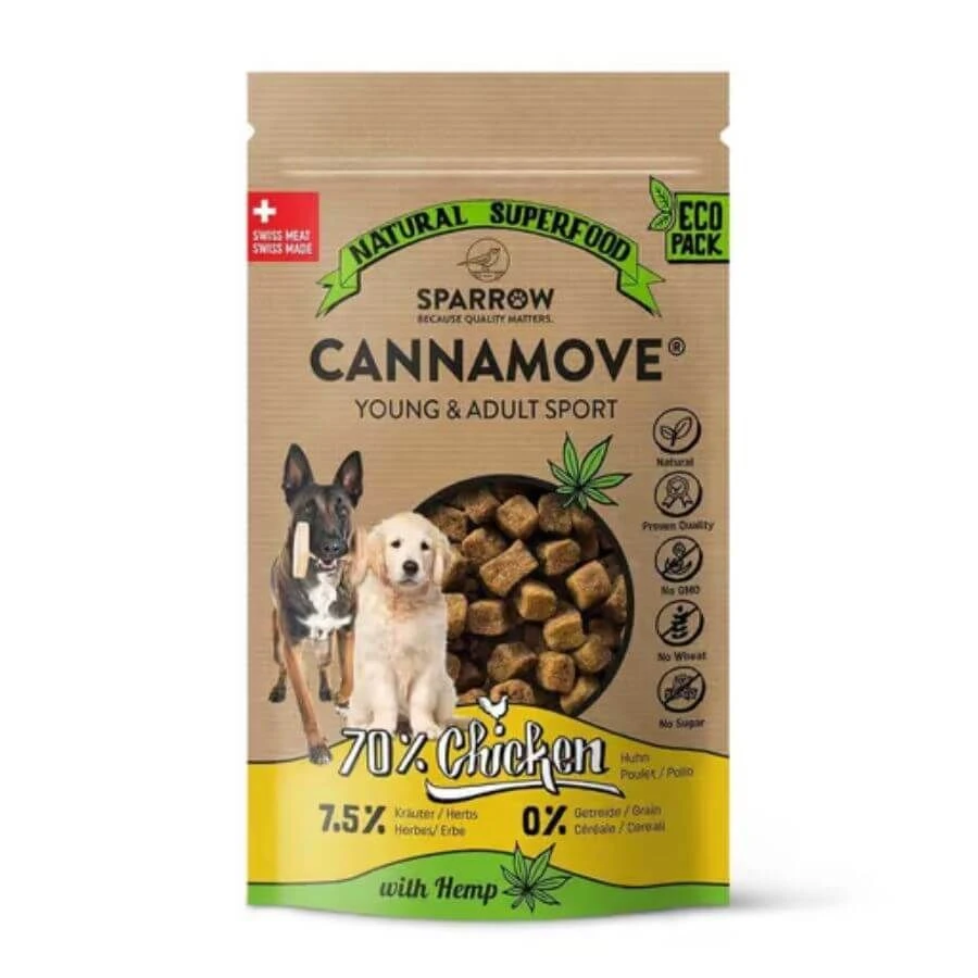 Sparrow Friandises CannaMove Chien 200 G 3 Sparrow Friandises CannaMove Chien 200 G