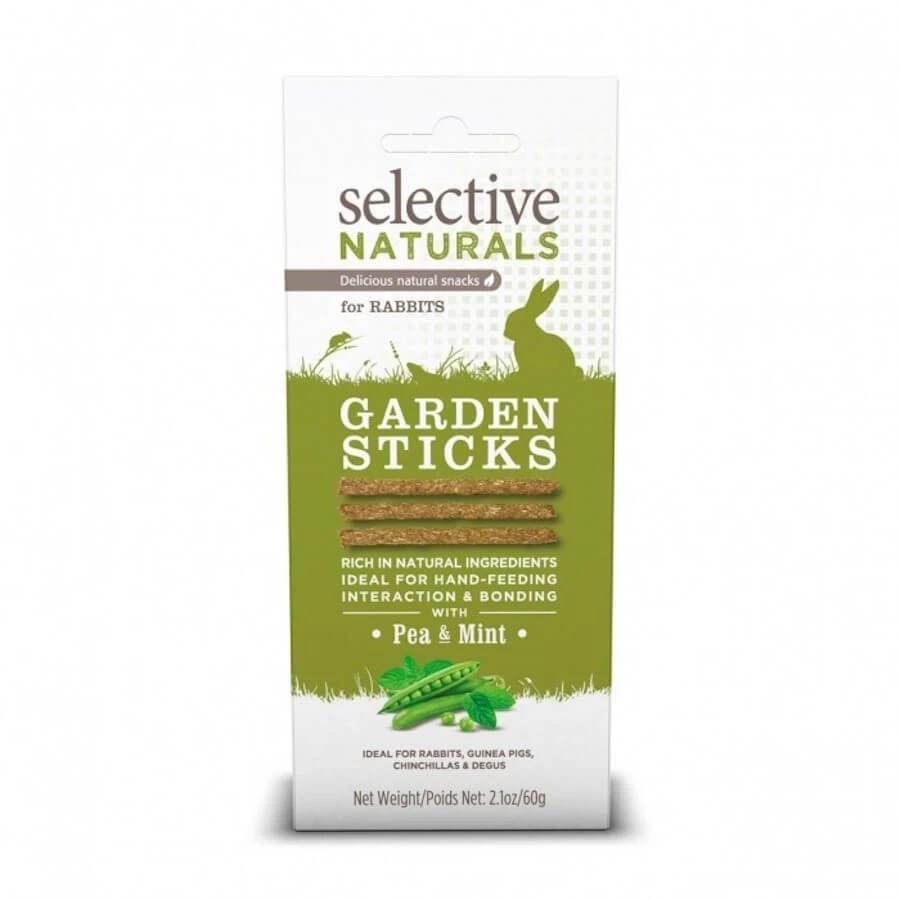 Selective Naturals Friandises Garden Sticks Lapin 60 G 3 Selective Naturals Friandises Garden Sticks Lapin 60 G
