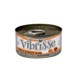 Vibrisse Natural Chat Thon Et Jambon 24 X 70 G