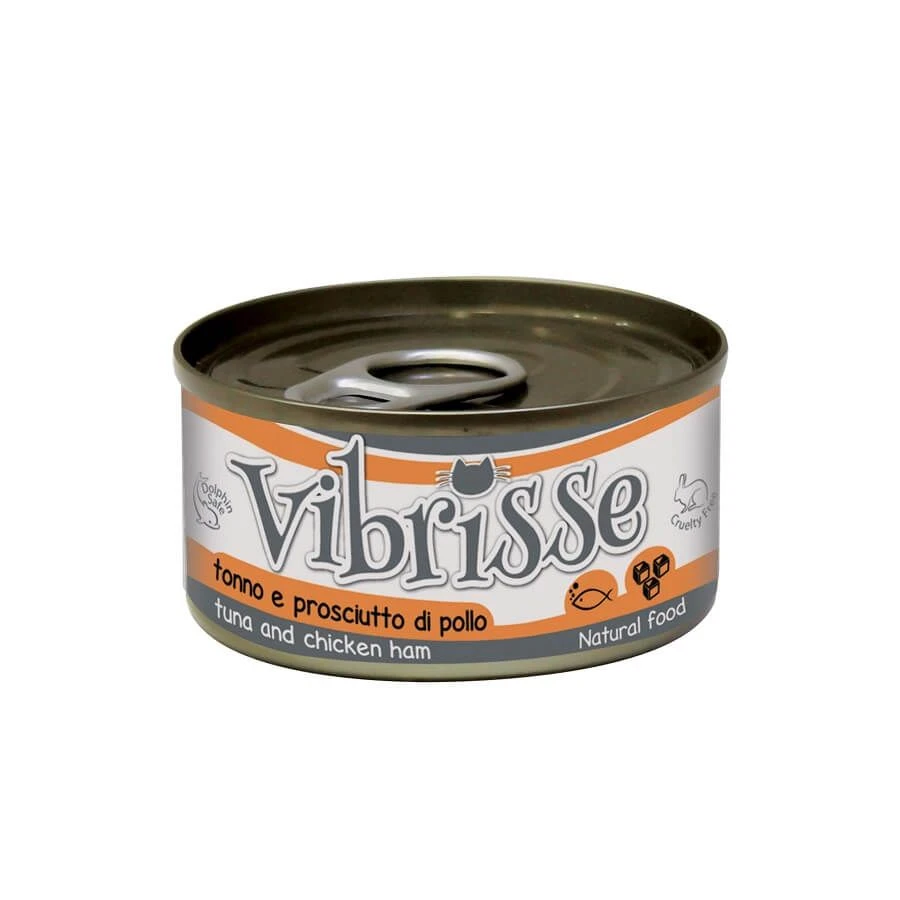 Vibrisse Natural Chat Thon Et Jambon 24 X 70 G 3 Vibrisse Natural Chat Thon Et Jambon 24 X 70 G