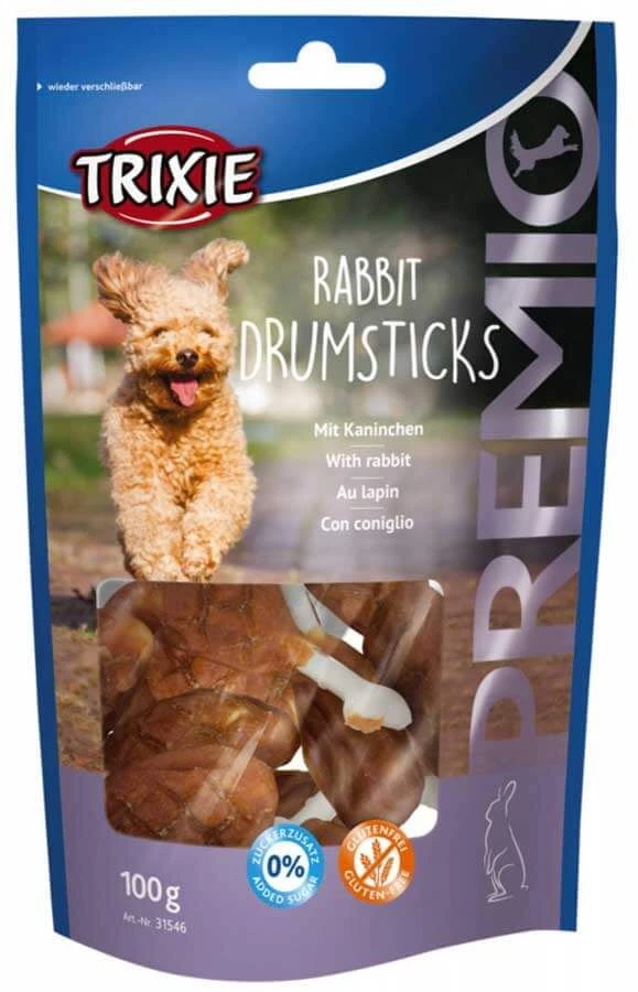 Trixie Premio Rabbit Drumstick Pour Chien 100 G 3 Trixie Premio Rabbit Drumstick Pour Chien 100 G